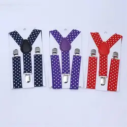 Tirantes elásticos para bebé, niño Y niña, Clips traseros en punto, tirantes para niños, anillo de boda, accesorios de oso, 2,5x65cm