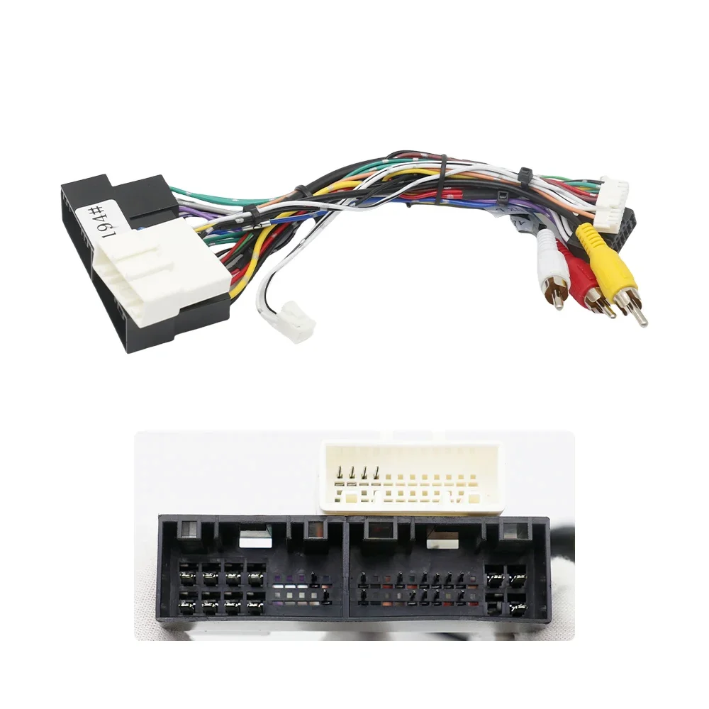 CANBus สายไฟ 16 พินสําหรับ Hyundai Tucson Ix35 Elantra Santa Fe Kia Sportage Ceed รถ Android สายอะแดปเตอร์