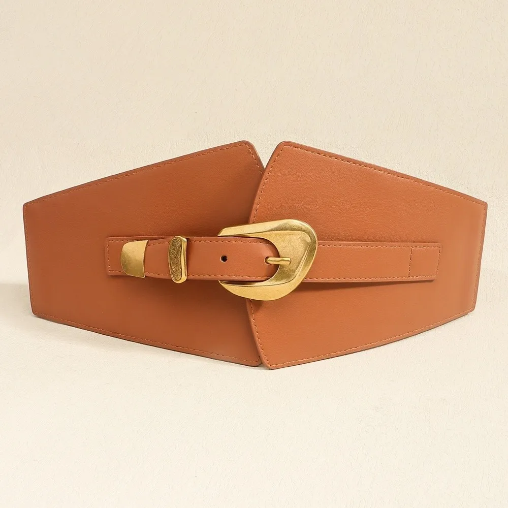 fashion-spicy-girl-pu-leather-corset-solid-color-elastic-wide-belt-waistband-slimming-wide-cummerbunds-girl