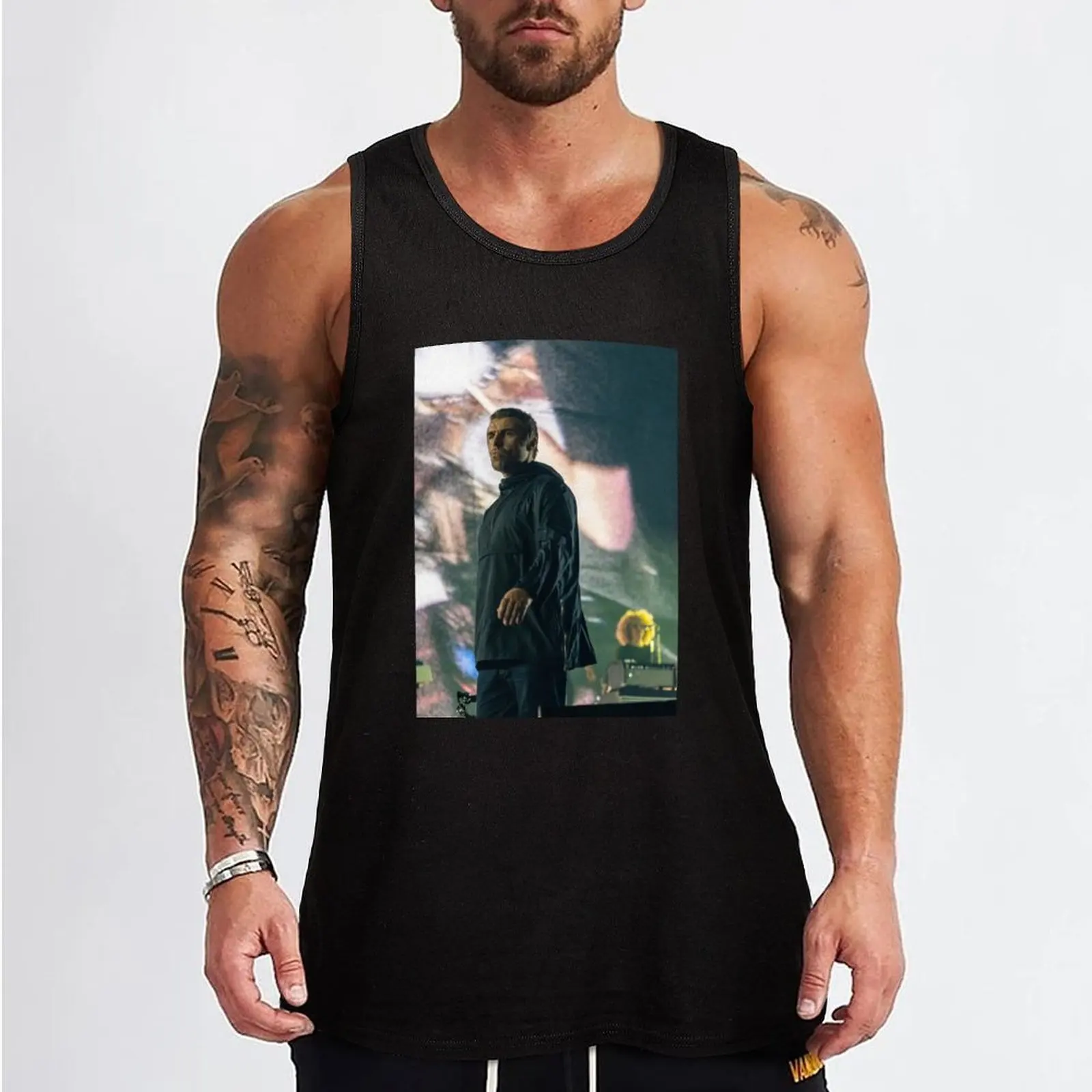 Liam Gallagher Why Me? Why Not. Tank Top Male clothes basketball clothing training weight vest