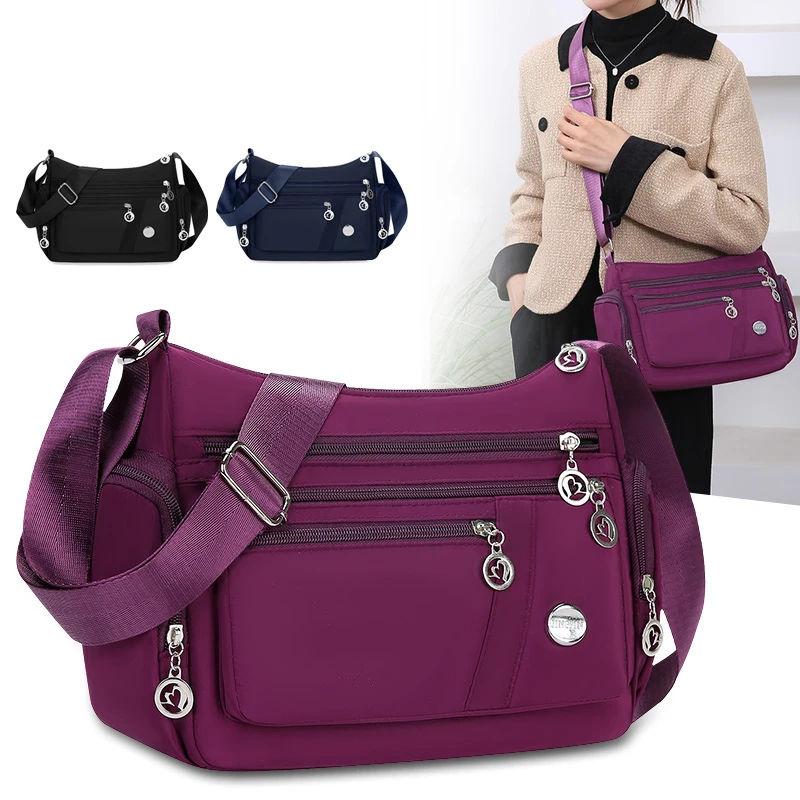 Omaska Made of waterproof and durable Oxford cloth, it is suitable for fashionable women's one-shoulder backpacks