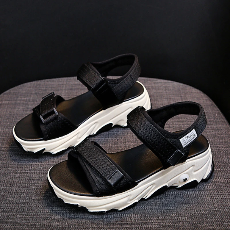 2023 Summer Sports Daddy Sandals Women New Ladies Shoes Fashion Casual Non-Slip Platform non-slip Beach Shoes Sandalias De Mujer