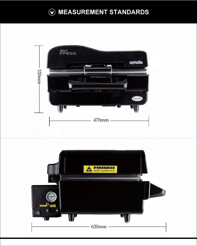 3D Vacuum ST-3042 Sublimation Heat Press Machine Mug Phone Case Plate Tile Heat Transfer Machine Multi-function Print Machine
