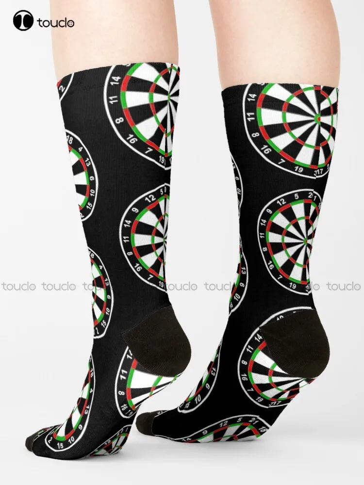 Darts - Human Dartboard Socks Socks For Women Personalized Custom 360° Digital Print Gift Harajuku Unisex Adult Teen Youth Socks