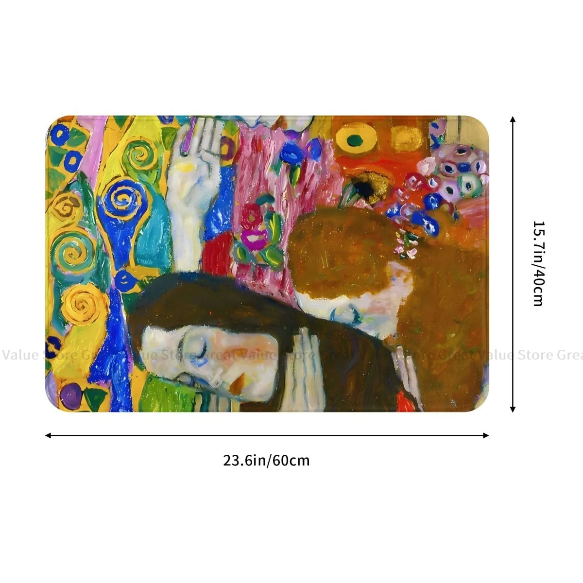 Gustav Klimt Patting Art Kitchen Non-Slip Carpet Hope II Bedroom Mat Entrance Door Doormat Home Decor Rug