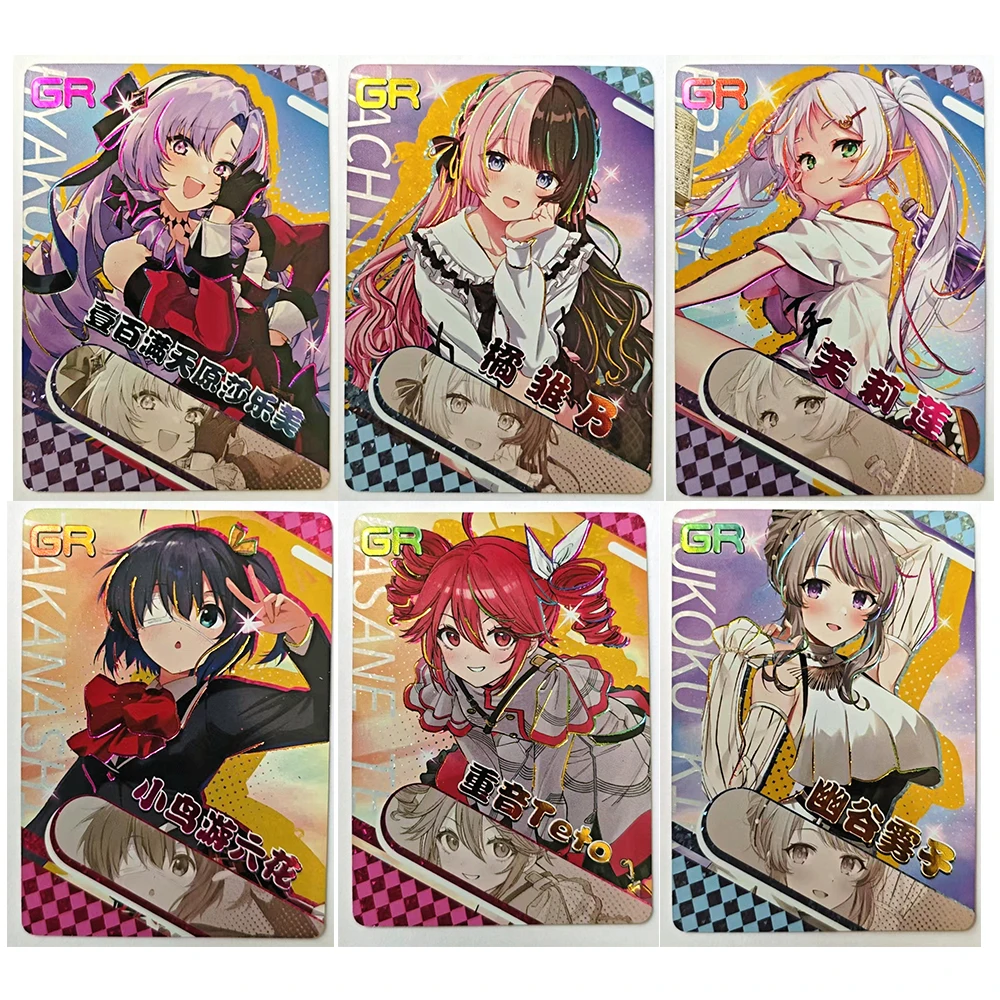 เทพธิดา Story 1M14 SER GR SSR Takanashi Rikka Frieren Yukoku Kiriko เลเซอร์ Rainbow ฟอยล์การ์ดสะสมเด็กวันหยุดของขวัญ
