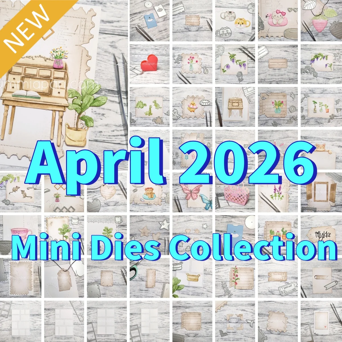 

New Tulips Vase Animal Flower Tag Mini Die Metal Cutting Dies for DIY Greeting Card Scrapbook Paper Craft Supplies April 2026