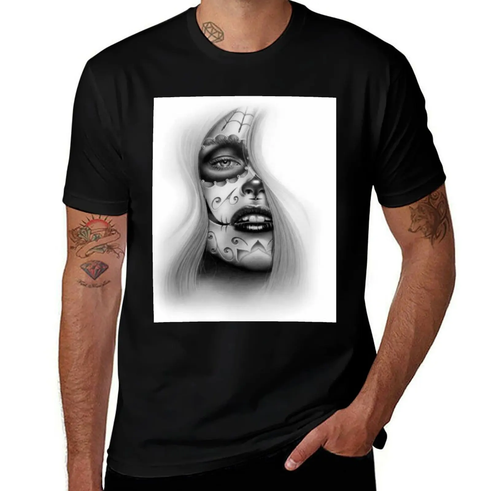 

CHICANO STYLE T-Shirt t shirt for man 100 percent cotton t shirts for man slim fit T-Shirt