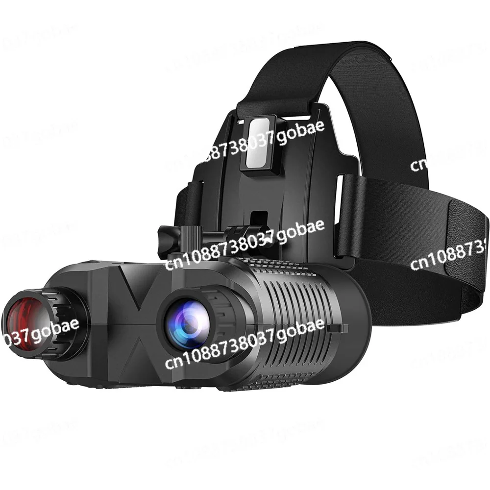 Head Mounted Night Vision Device NV8160 Dual Tube Digital 2.7-inch Screen Outdoor Infrared Night Vision Telescope