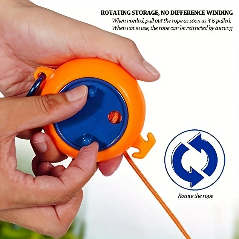 Выдвижная портативная веревка для белья для путешествий/кемпинга | Идеально подходит для кемпинга на открытом воздухе, веревка для сушки одежды, предметов первой необходимости для кемпинга, игривый дизайн