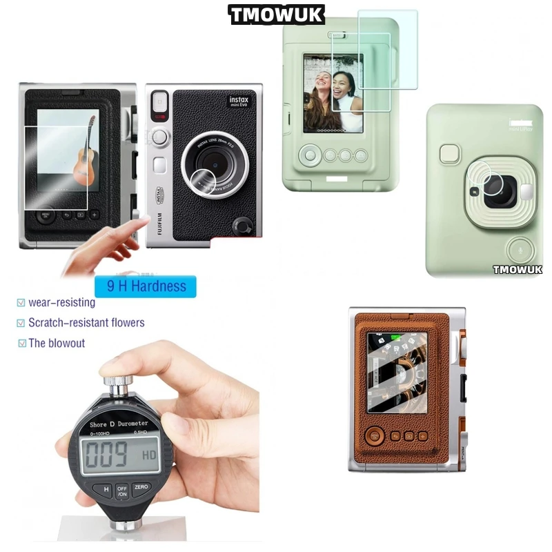 

For Fujifilm Instax Mini LiPlay LCD Screen Tempered Glass Film Cover Camera Accessory Protection