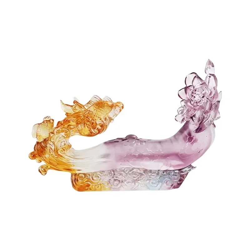 ArtFamily crystal glass ornaments, high-end gifts, living room home desktop creative housewarming gifts, ethnic style gifts