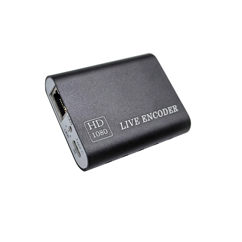 HD Streaming SRT HEVC H265  to IP Encoder for  Unicast Multicast TV Broadcasting Equipment
