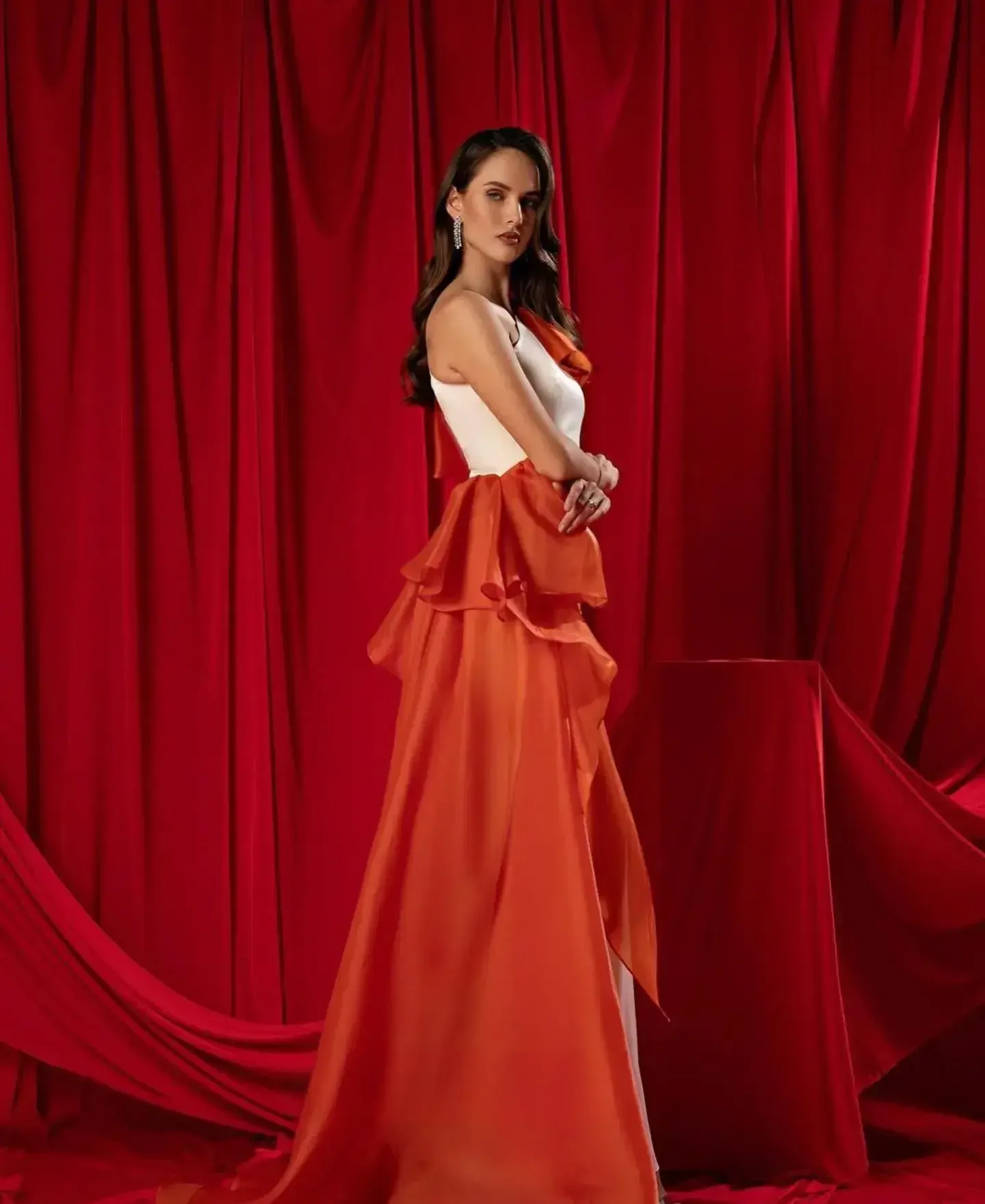 Personalizado um ombro vestidos de noite para as mulheres arábia saudita cetim dubai sereia formal vestido de festa até o chão vestido de baile