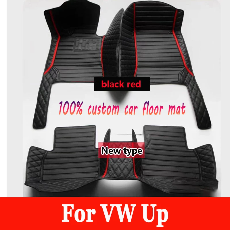 Car Floor Mat For VW VW Up 2012~2019 Waterproof Tapete Automotivo Para Carro Car Mats Accessoire Voiture Car Accessories