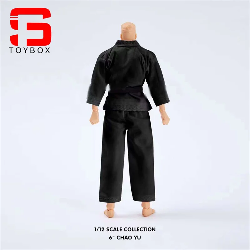 Maßstab 1:12 Taekwondo Uniform Kampfsport Anzug Kleidung Modell für 6'' Romankey Männliche Soldat Action Figur Körper Puppen