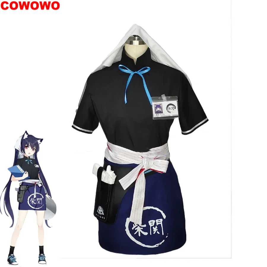 

COWOWO Game Blue Archive Kuromi Serika Cosplay Costume Waitress Suit Party Clothing Halloween Carnival Uniforms Custom Made