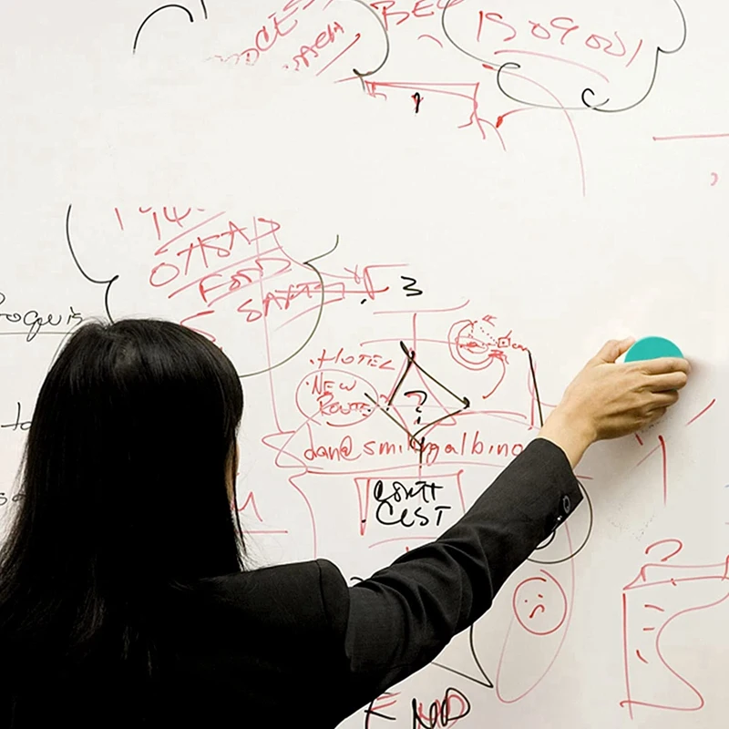 32 упаковки мини-ластиков для сухого стирания, магнитные ластики для досок, очистители для классной доски, сухие ластики, дворники (4 цвета, 2 х 2 дюйма)