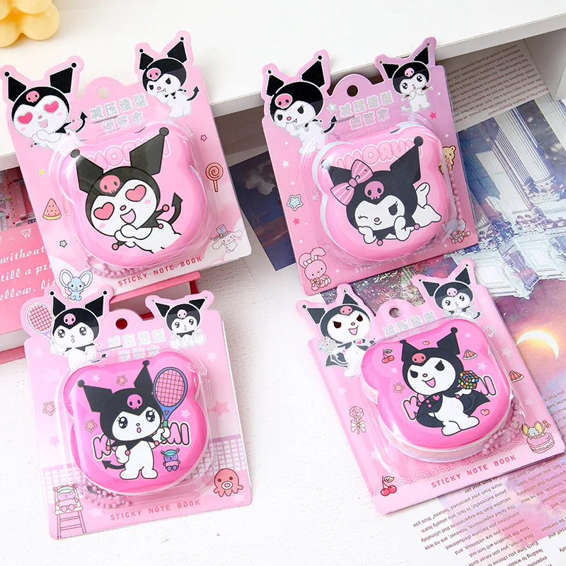 Anime Cartoon Sanrio My Melody Kuromi Stress Reduction Notebook Cute Mini Pocket Handbook Pressing Toys Gift Student Stationery