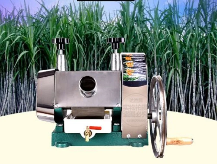 HOT ZX Manual Sugarcane Juicer Sugar Cane Extractor Squeezer Stanless Steel