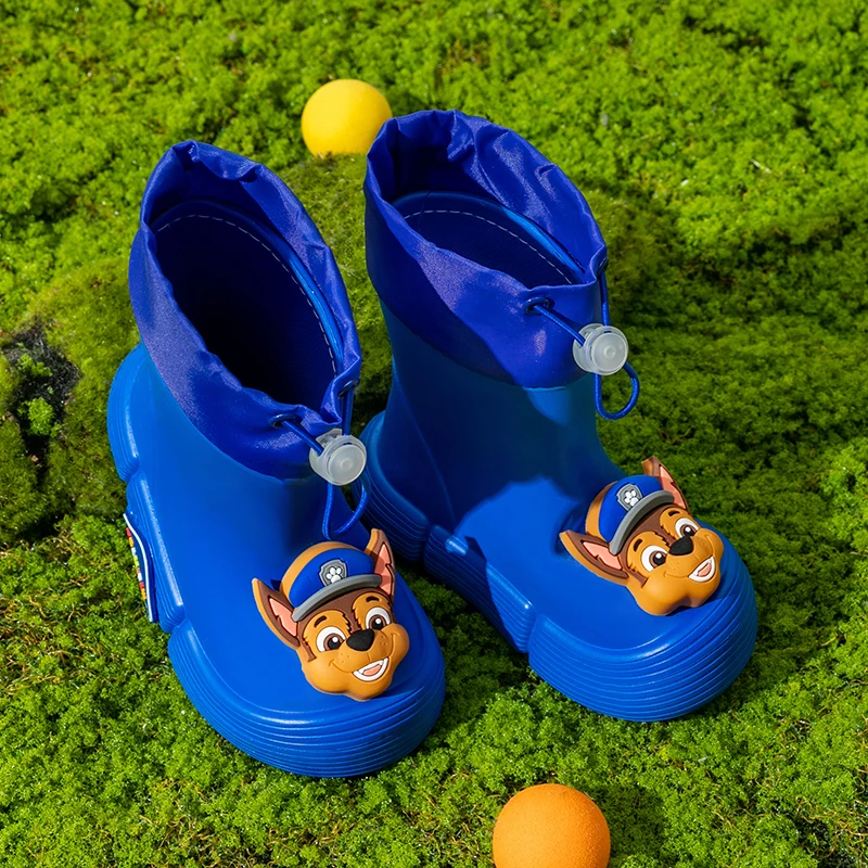 PAW Patrol children's rain shoes non-slip light tube waterproof rubber shoes