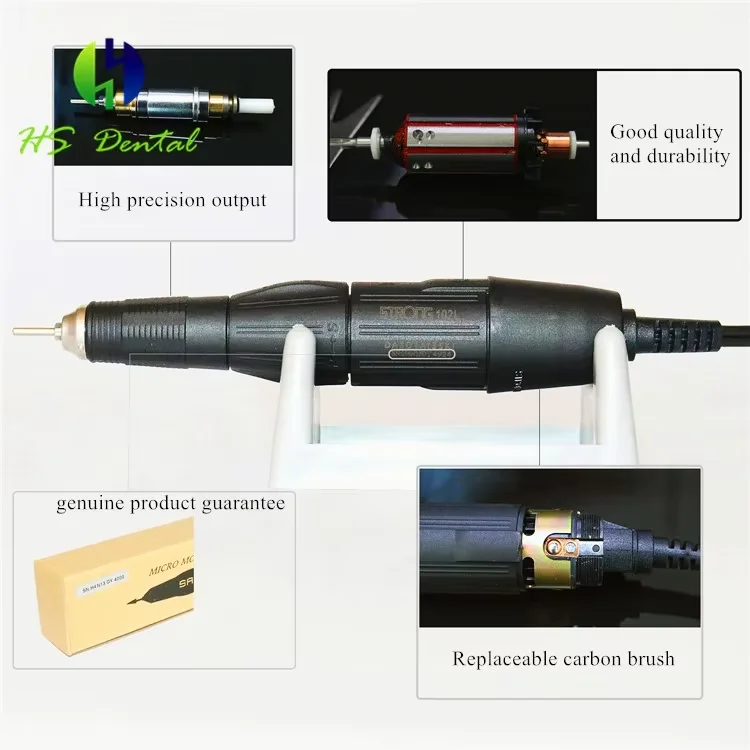 Dental Lab Equipment Portable 35000RPM Strong 102L Lowest Price Nail Drill and Dental Drill