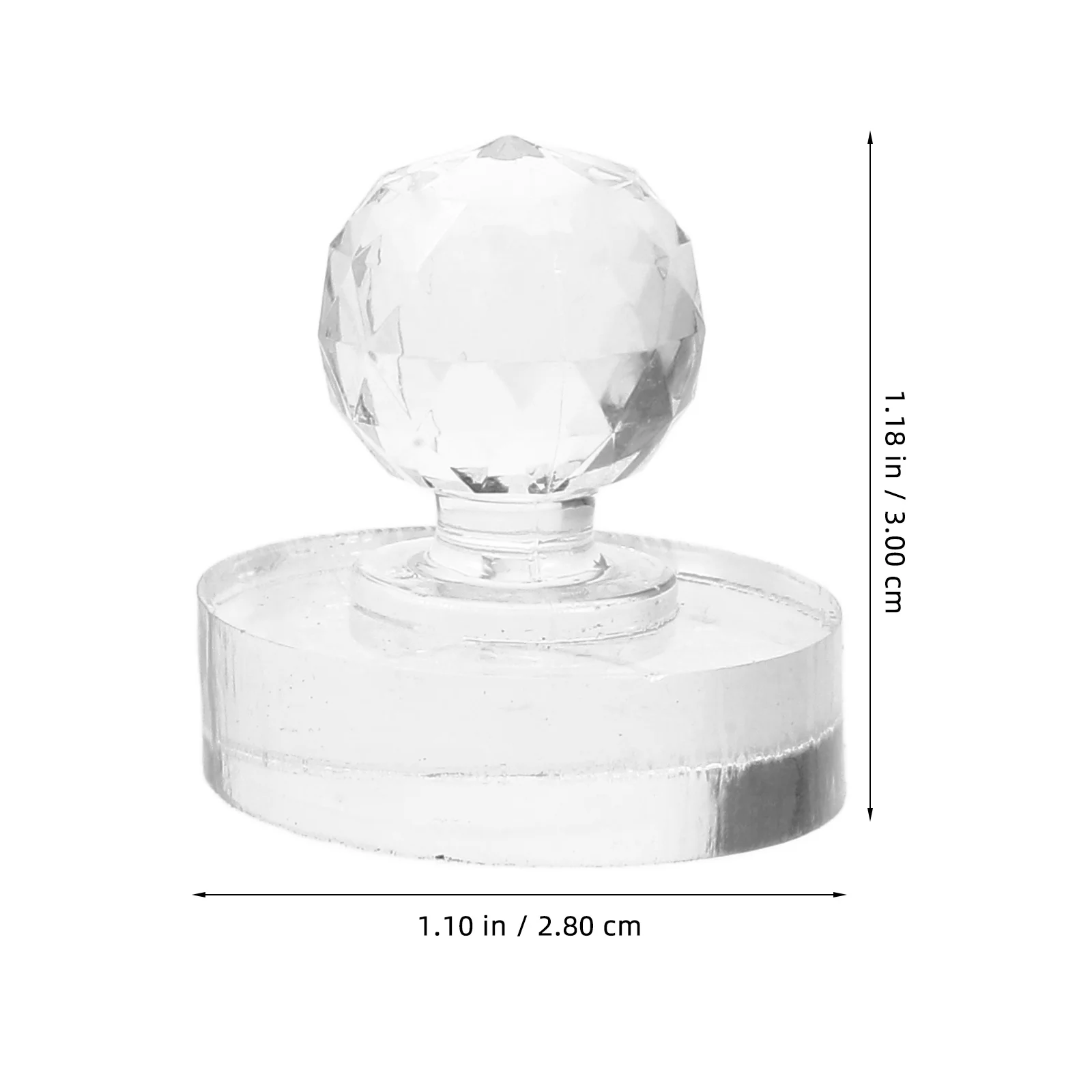 3개입 아이섀도우 프레스 도구 아크릴 스탬프 블러셔 리페어 몰드 DIY 메이크업 액세서리 프레스 도구 아이 메이크업