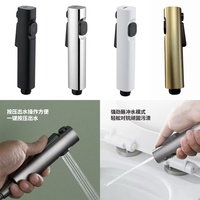 Toilet Douche Bidet Head Handheld Spray For Sanitary Shattaf Shower Pressurizing Handheld Sprinkler Bidet Attachment