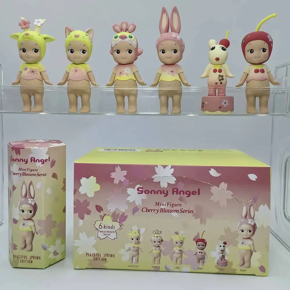 Sonny Angel Blind Box Cherry Blossom Spring Series Limited Edition Cute Mystery Surprise Gift Kawaii Japanese Style Collectible