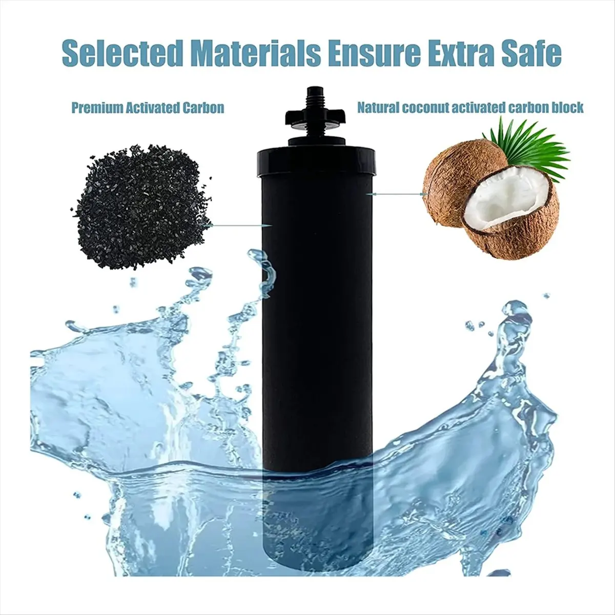 

Сменные фильтры для воды (2 BB9-2 и 2 PF-2) для системы фильтрации воды Black Berkey Gravity