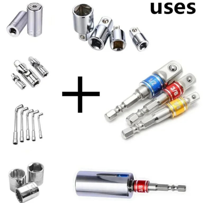 Extended Converter Power Drill Hex To High Speed Nut Male Square Wrench 1/4 3/8 1/2 Impact Driver Socket Extension Adapter