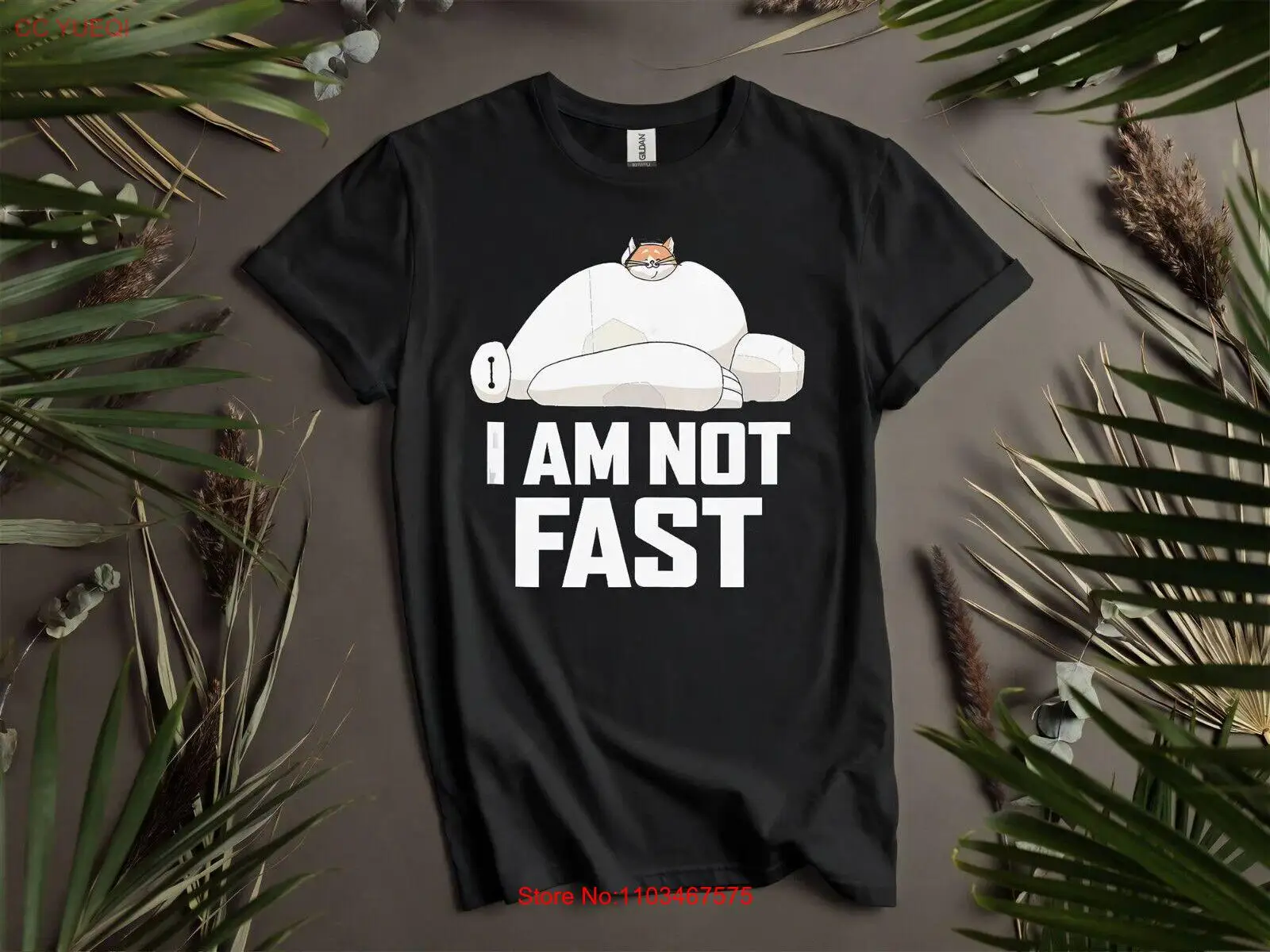 Big Hero 6 Baymax I Am Not Fast T-shirt T shirt Men Women Unisex Tshirt K11