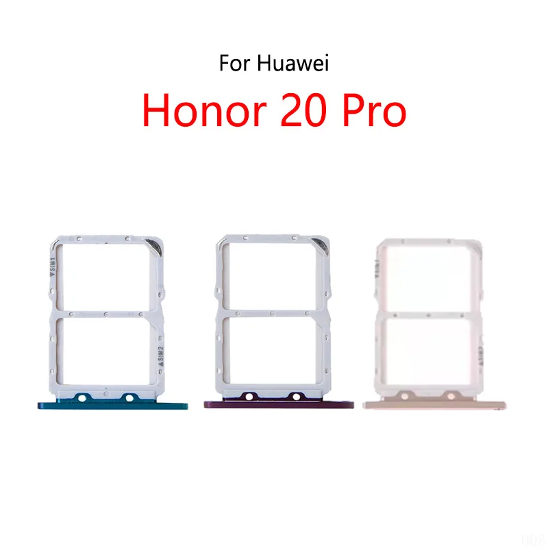 For Huawei Honor 20 Pro New SIM Card Slot Tray Holder Sim Card Reader Socket