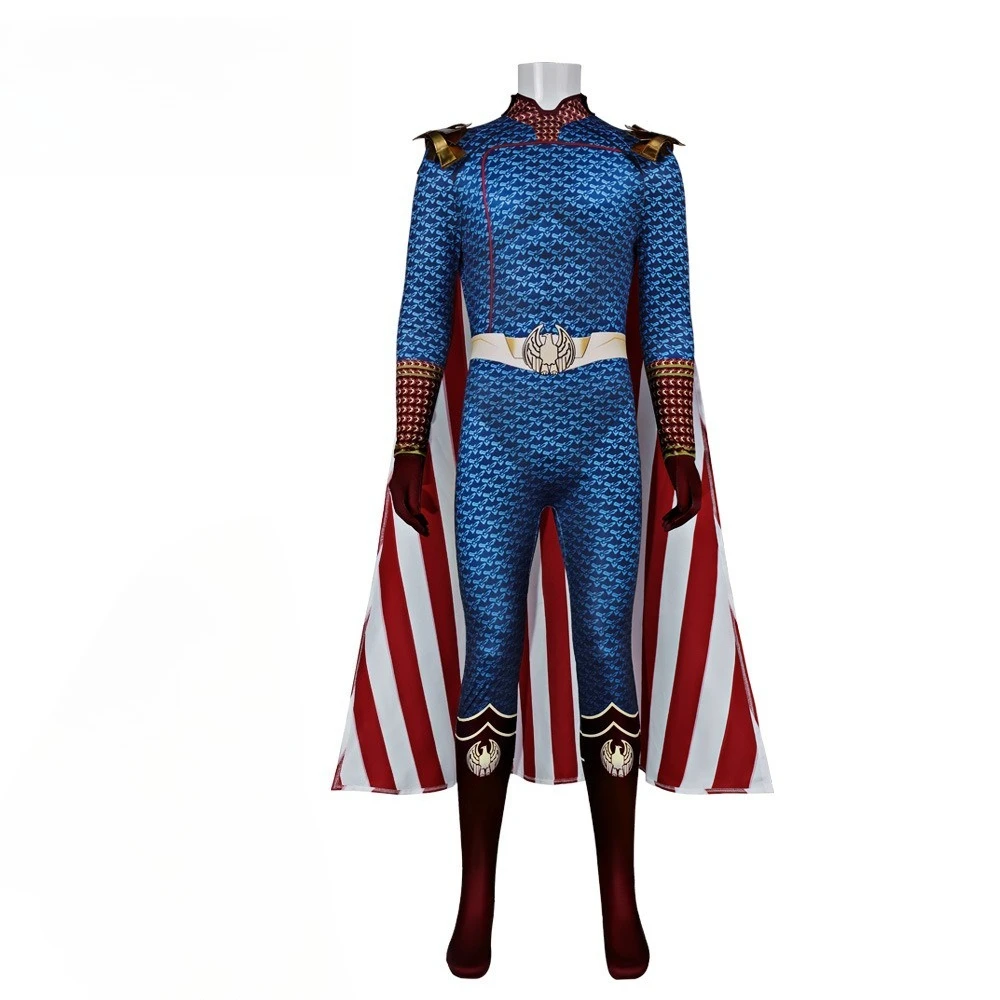 

The Boys Homelander Jumpsuit Cosplay Costume Anime Character Halloween Masquerade Performance Clothing for Men