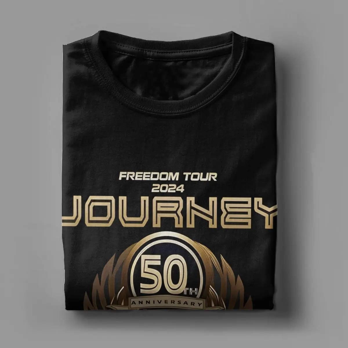 Summer Men Women Freedom Tour 2024 Journey Rock Band Toto Shirt Apparel Pure Cotton Tops T-shirt Funny Tee Shirt