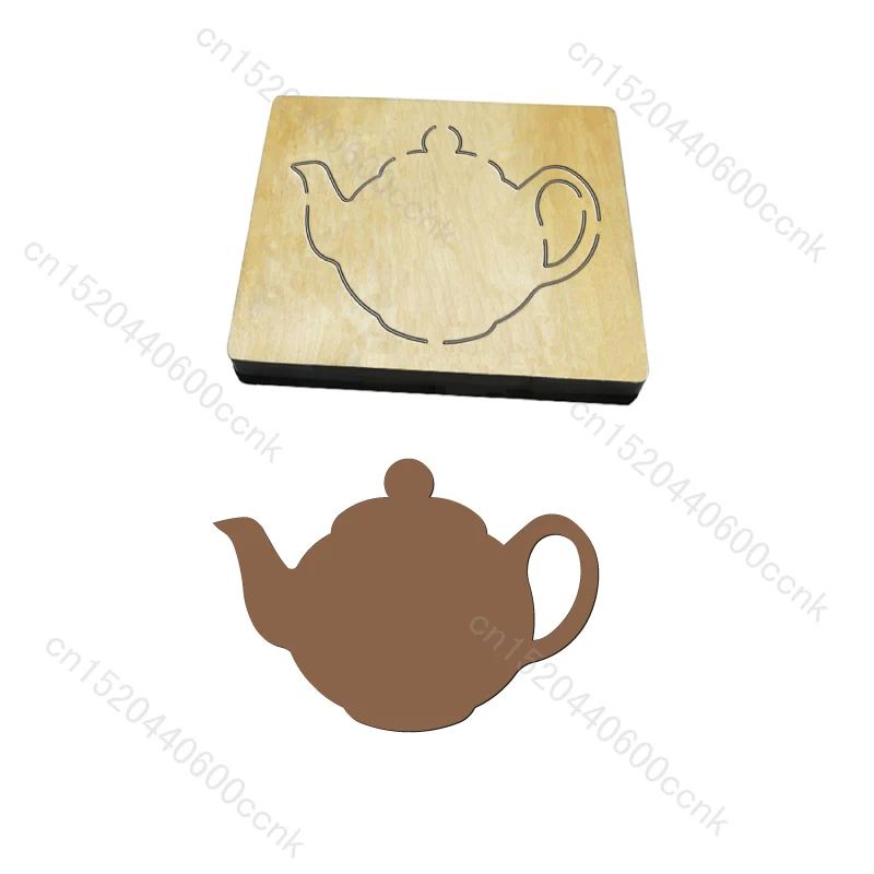 

Teapot wooden dies for scrapbooking, DIY, new, for cutting, multiple sizes, v219