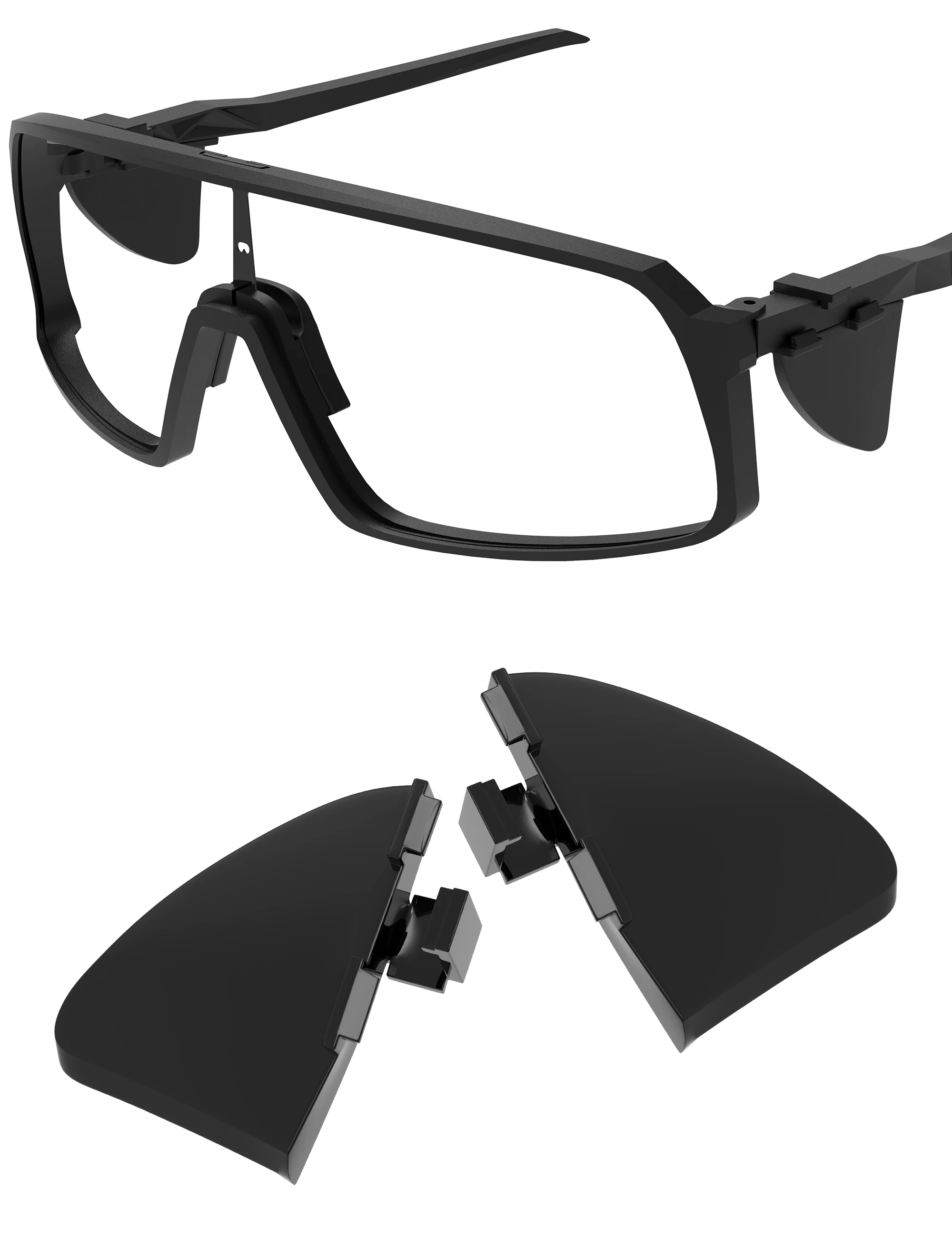 

ELuxonsight Glasses Side Shield for Oakley Sutro OO9406 | Sutro Vented OO9406 | Sutro Asian Fit OO9406A Sunglasses Accessories