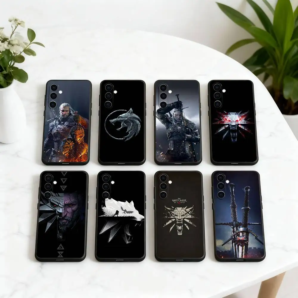 

COOL W-Witchers-S 3 Game Phone Case For Samsung Galaxy A73,A72,A71,A70,A53,A52,A51,Soft Silicone Black Cover