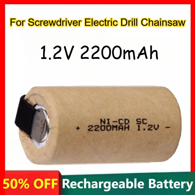 

1.2V 2200mAh Lithium Ion Battery for Screwdriver Electric Drill Chainsaw Electric Tools Batteries
