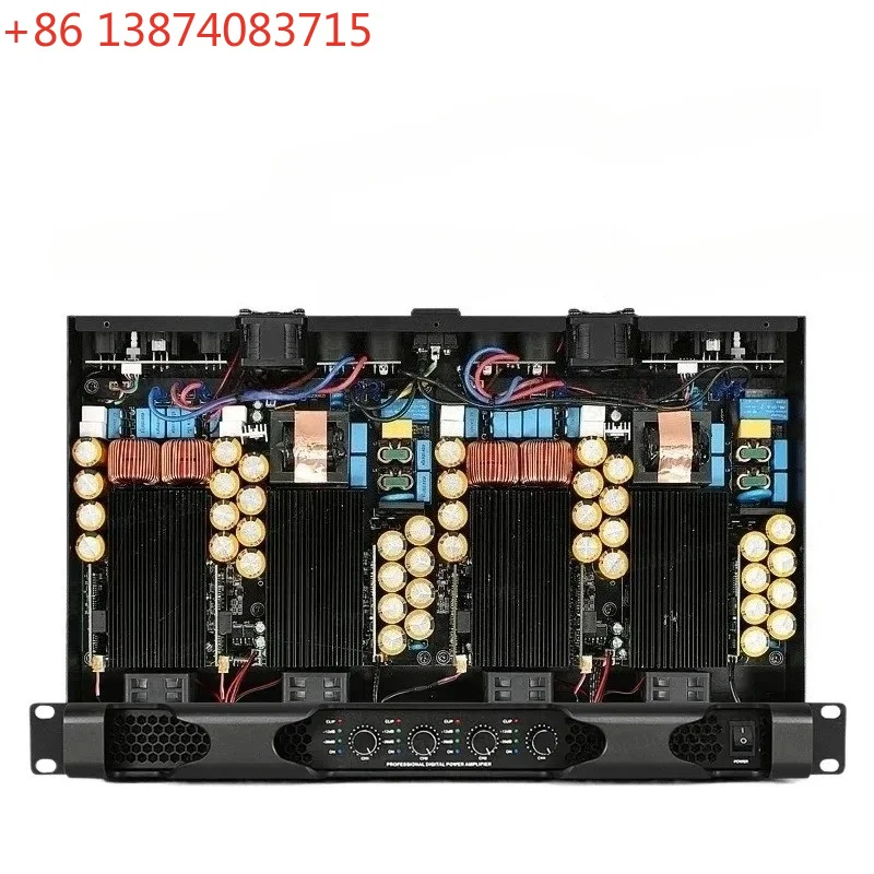 For Professional Digital Power Amplifier Pure Rear Stage Two-channel Household Stage Fever High Power Amplifier