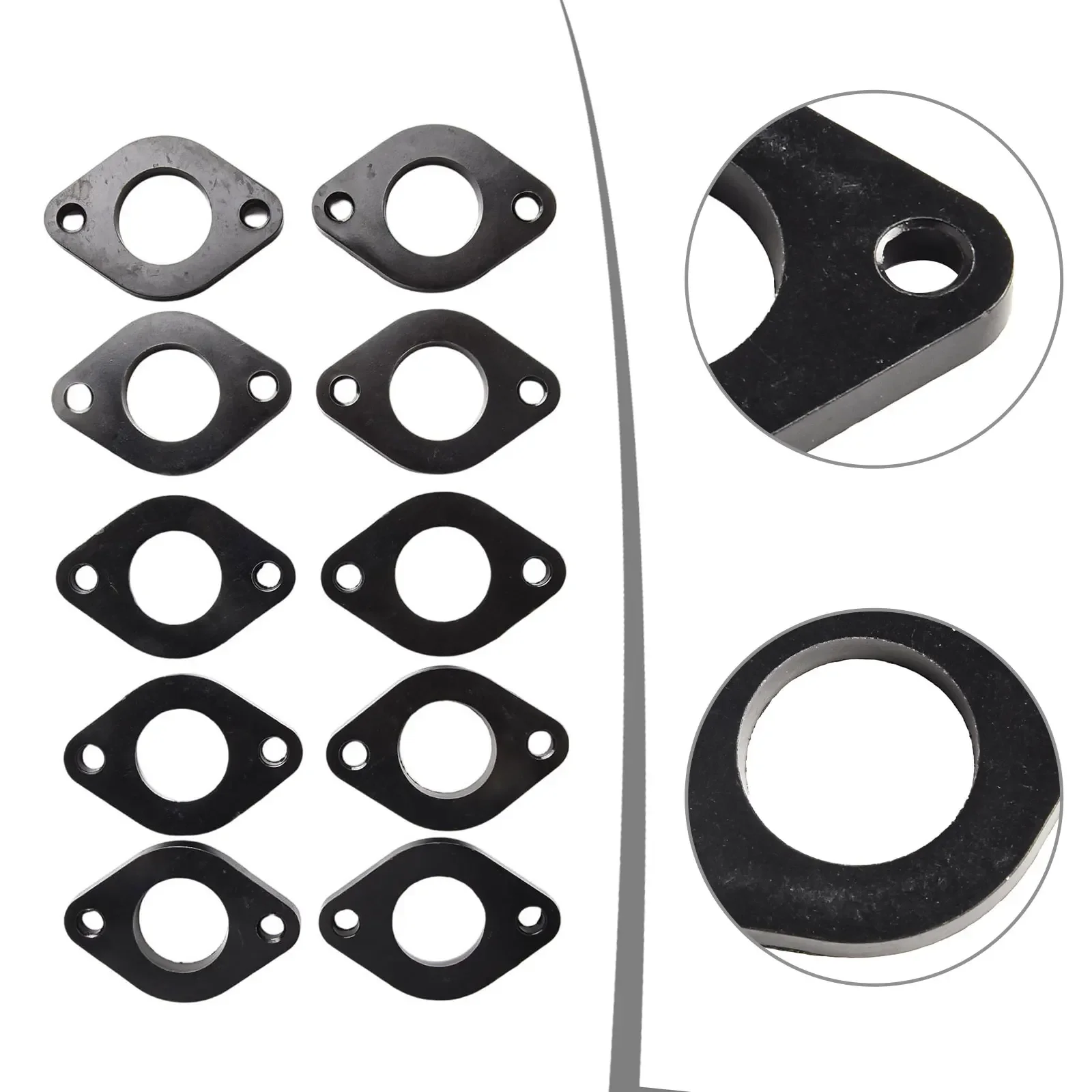 10pcs Electric Scooter Intake Manifold Spacer Gasket Pad Set For Gy6 125/150CC Motorcycle Scooters Accessories