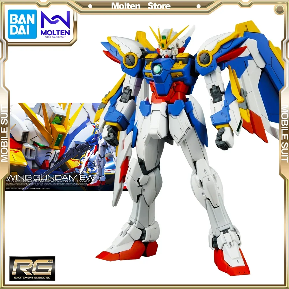 

BANDAI оригинальный 1/144 RG Wing Gundam EW Gundam Wing набор для сборки/сборки модели Gunpla