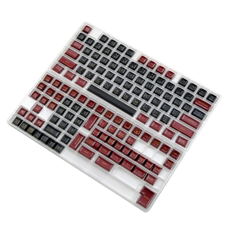 Two Tone Keycaps 142 Keys PBT Keycap for Professional and Casual Use