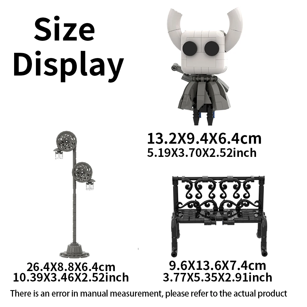 

Hollow Knight Building Blocks Model Toy Christmas Halloween Birthday Gift