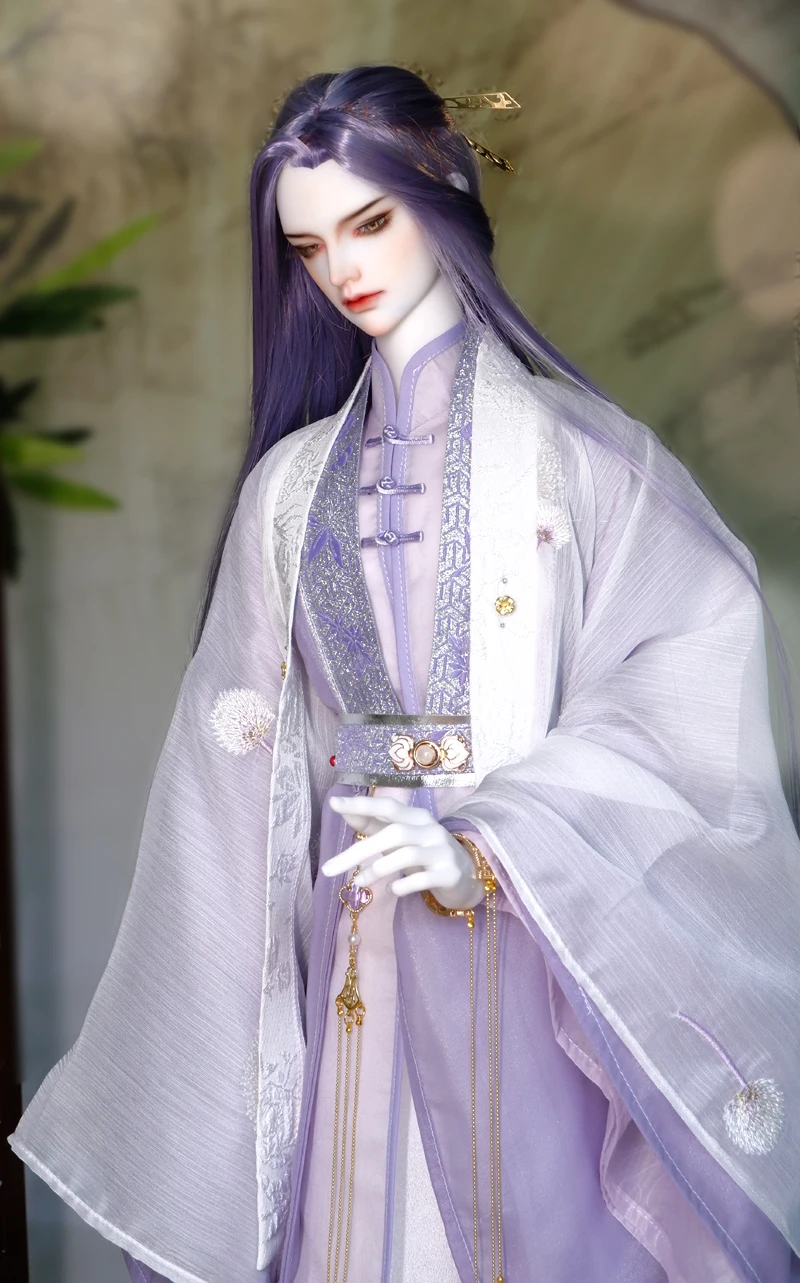 1/4 1/3 BJD Hanfu Ancient Costume Robe Warrior Outfit For MSD SD13 POPO68 Longhun73 ID72 Uncle Doll Clothes Accessories A1644