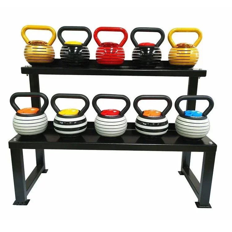 High Quality 20/40lbs Adjustable Kettlebells Set Customized Colourful Fitness Weights Set Cast Iron Kettle bell