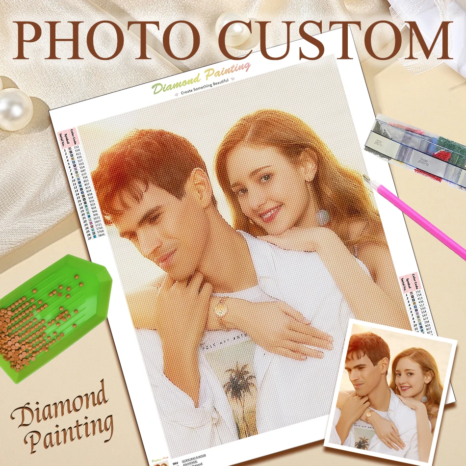 Photo Custom Diamond Painting Cross Stitch DIY Diamond Mosaic Full Square Picture of Rhinestone Diamond Embroidery Sale Handmade