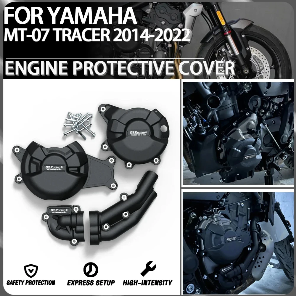 Voor Yamaha MT-07 Tracer 2014-2022 Tenere 700 2019-2022 Motorfiets Modificatie Accessoires Motor Beschermhoes