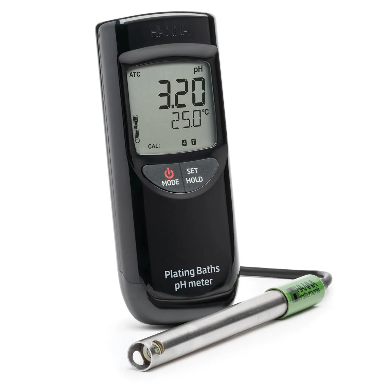 

Hanna HI99131 Plating pH Portable Meter ±0.02 pH accuracy hanna ph meter