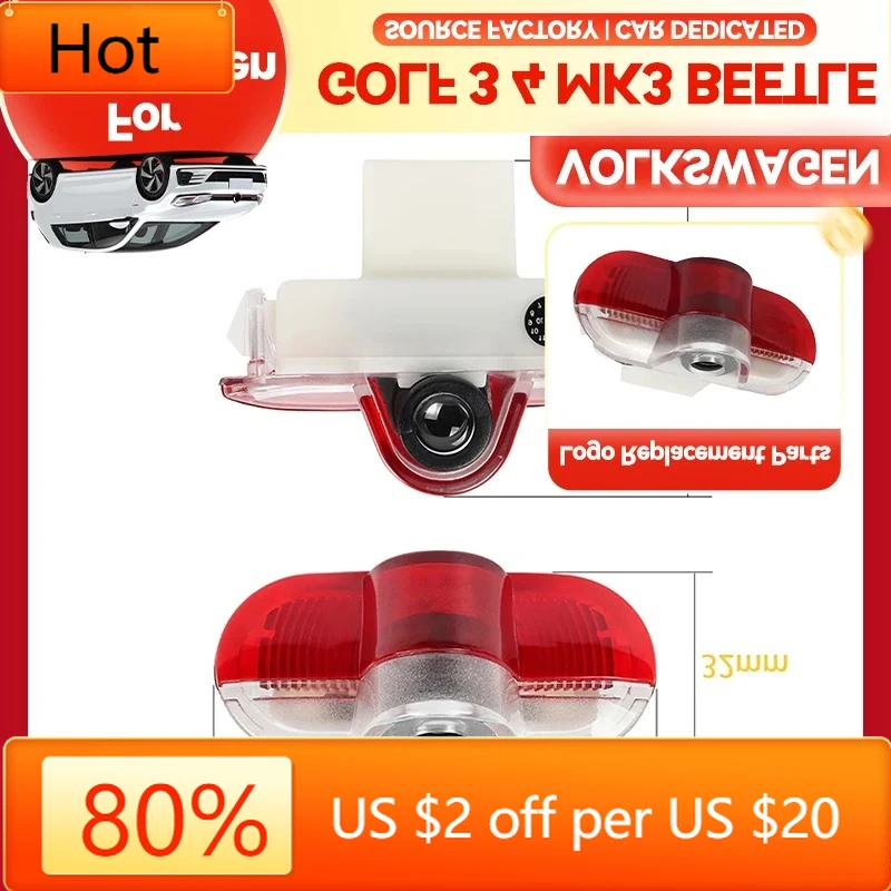 

GOLF 4 5 6 7 Для VW VOLKSWAGEN 2026 Новые вытяжки для ламп Светодиодные лампы для украшения интерьера двери автомобиля Аксессуары для VW Caddy MK3 Bor